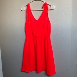 Hot Neon Pink Dress
